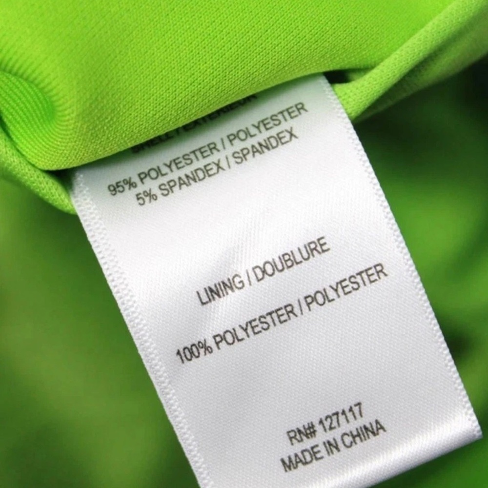 Badgley Mischka Strapless High-Slit Dress In Lime Green Sz 6 NWT - Picture 11 of 11